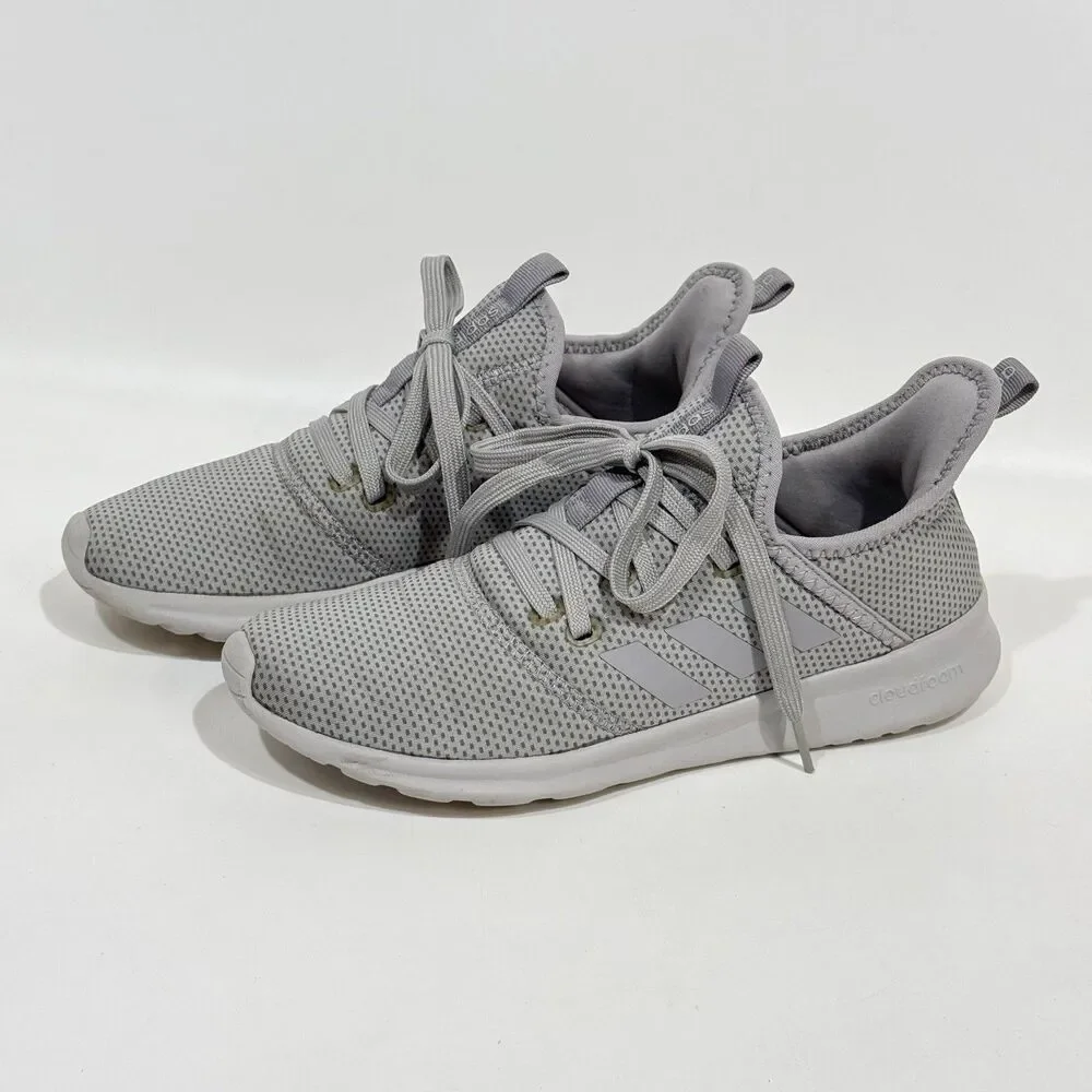 Adidas Shoes Womens Size 6.5 Cloudfoam Pure B42177 Gray Running Sneakers